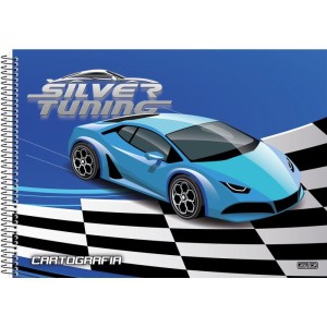 Caderno Desenho Milimetrado Silver Tuning 60f-109860-75552