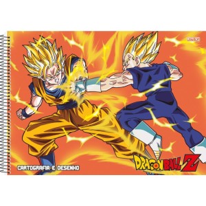 Caderno Desenho Univ Capa Dura Dragon Ball Z 60f-109751-53336