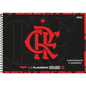 Caderno Desenho Univ Capa Dura Flamengo 80f-110533-45258