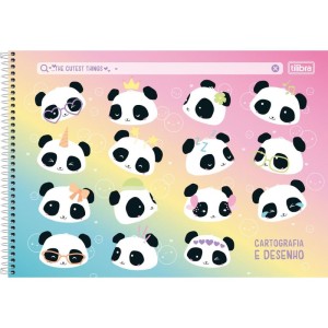 Caderno Desenho Univ Capa Dura Lovely Friend 80fls.-109290-43685