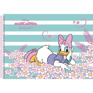 Caderno Desenho Univ Capa Dura Margarida 60f-109744-54944