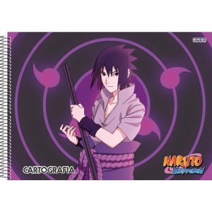 Caderno Desenho Univ Capa Dura Naruto 60f-109730-51468