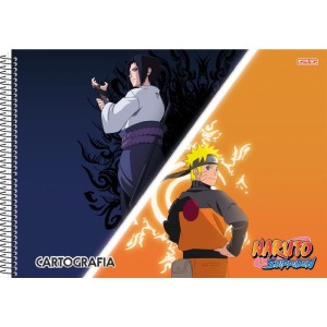 Caderno Desenho Univ Capa Dura Naruto 60f-109730-63267