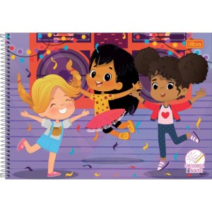 Caderno Desenho Univ Capa Dura Sapeca 96fls. Feminino-109269-35004