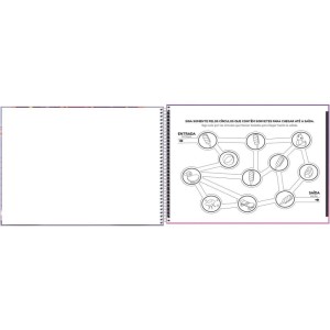 Caderno Desenho Univ Capa Dura Sapeca 96fls. Feminino-109269-91795