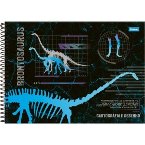 Caderno Desenho Univ Capa Dura Sauros 80f-110553-39693