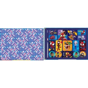 Caderno Desenho Univ Capa Dura Spidey Espiral 80fls.-109239-53011