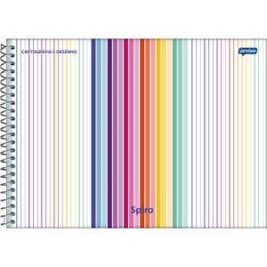 Caderno Desenho Univ Capa Dura Spiro 80fls.-110455-45150