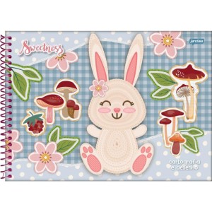 Caderno Desenho Univ Capa Dura Sweetness 80fls.-009679-27199