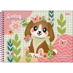 Caderno Desenho Univ Capa Dura Sweetness 80fls.-009679-66192