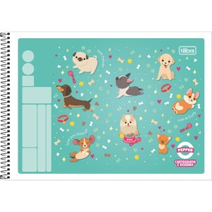 Caderno Desenho Universitario Pepper 40fls. Esp.flexivel-110127-84719