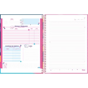 Caderno Espiral 1/4 Capa Dura Barbie 80f-110523-78046