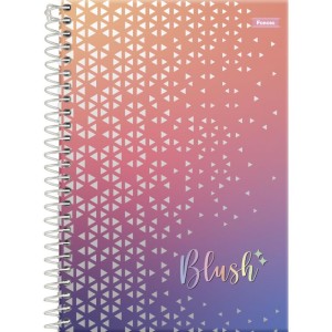 Caderno Espiral 1/4 Capa Dura Blush 80f-110548-21494