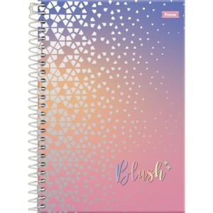 Caderno Espiral 1/4 Capa Dura Blush 80f-110548-50723