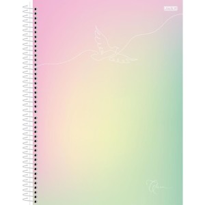 Caderno Espiral 1/4 Capa Dura Clean 80f-109794-45431