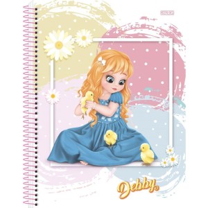 Caderno Espiral 1/4 Capa Dura Debby 80f-109815-20488