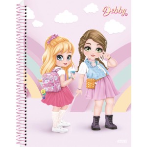 Caderno Espiral 1/4 Capa Dura Debby 80f-109815-29021