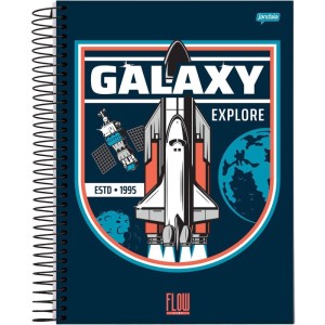 Caderno Espiral 1/4 Capa Dura Flow 80fls.-110467-71428