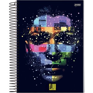 Caderno Espiral 1/4 Capa Dura Flow 80fls.-110467-92390