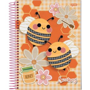 Caderno Espiral 1/4 Capa Dura Sweetness 80fls.-087112-26776