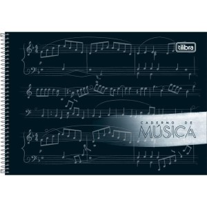 Caderno Musica Capa Dura 80fls 205x149mm-109282-11567