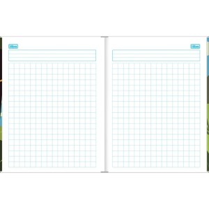 Caderno Quadriculado 1/4 Sapeca 40f Masc/fem Broch. 1x1-109265-57289