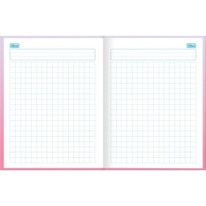 Caderno Quadriculado Univers. Princesas 40fls Brochura 1x1cm-109219-34151