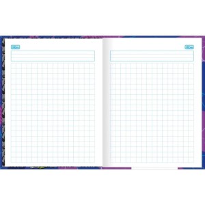 Caderno Quadriculado Univers. Raptor 40fls. Brochura 1x1cm-110111-91411