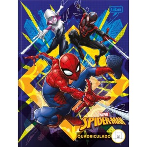 Caderno Quadriculado Univers. Spider Man 40fls Brochura 1x1c-109240-12814