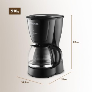 Cafeteira Dolce Arome Eletrica 127v Pret-109375-56958