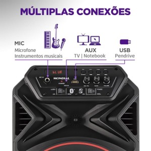 Caixa Acustica Connect Partyplus 250w Bivolt-109413-19699