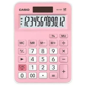 Calculadora De Mesa 12 Dig. Rosa Solar/bateria-111394-64786