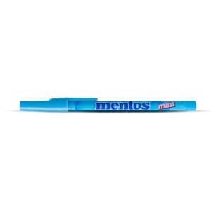 Caneta Esferografica Pop 0.7mm Mentos Azul Bl.c/2-110630-56064