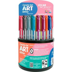 Caneta Gel Art 1.0mm 10cores Glitter-110318-29785