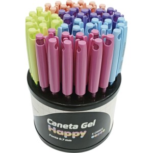 Caneta Gel Happy 0.7mm 5cores-110315-45852