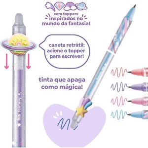 Caneta Gel Tris Fantasy Apagavel 0.7mm 4c-110230-97807