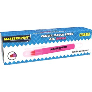 Caneta Marca Texto Mp 613 Gel Rosa-110876-11190