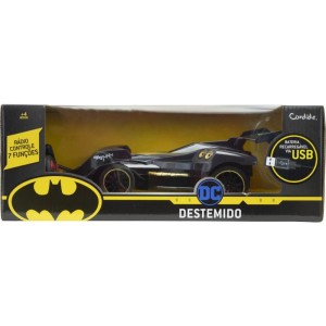 Carrinho Controle Remoto Batman Destemido Rc7fun/bat.re-038394-93055