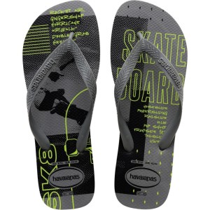 Chinelo Havaianas Masculino Top Athletic 41/2 Cinza Aco-092854-57950