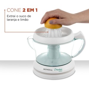 Espremedor De Frutas Turbo Citrus 220v Branca-109378-19366