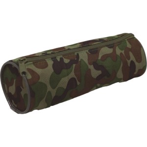 Estojo Tecido Redondo Camuflado 1ziper-109352-73176