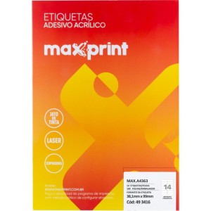 Etiqueta A4 A4363 100 Fls 38,1x99 Mm-110954-61514