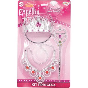 Fantasia Acessorio Kit Princesa 3 Pcs-108618-30696