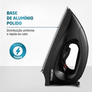 Ferro De Passar A Seco 127v Preto-109379-61314