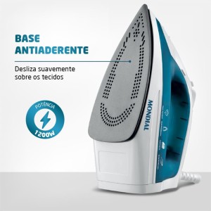 Ferro De Passar A Vapor 127v Bco/azul-109407-89325