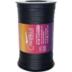 Fita De Cetim 04mm 100m. Preto-111500-17723