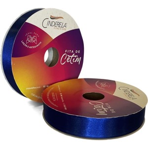 Fita De Cetim 22mm 50m. Marinho-111507-48582