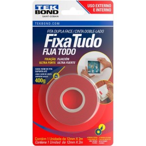 Fita Dupla Face Fixa Tudo Acr.uso Exte.12mmx2m-110788-19868