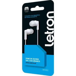 Fone De Ouvido Letron Intra Auricular P2 Br-110042-32248