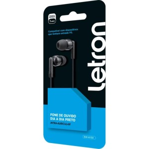 Fone De Ouvido Letron Intra Auricular P2 Pt-110043-66957